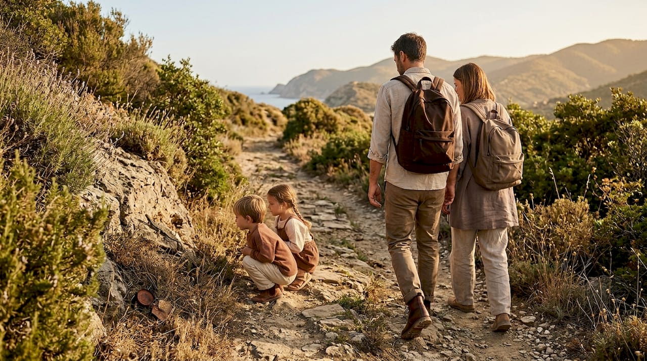 Una giornata in famiglia lungo un sentiero dell’Elba, tra profumi e colori di fiori selvatici